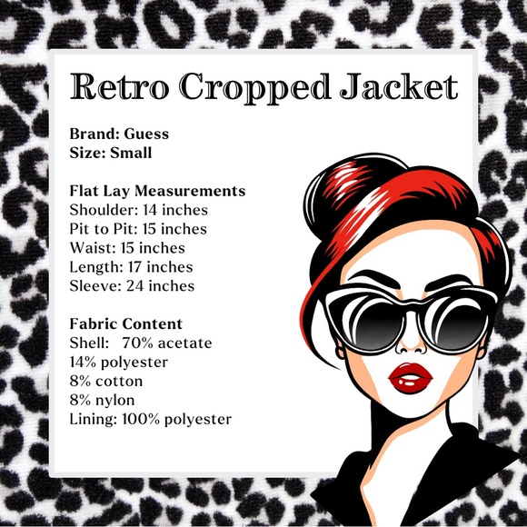 Cropped Jacket, Small, Guess - Picture 2 of 15